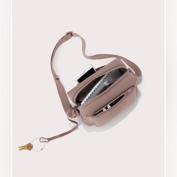 Dagne Dover Micah Crossbody Shoulder Bag in Dune, Mauve, purse, neoprene - Picture 2 of 16